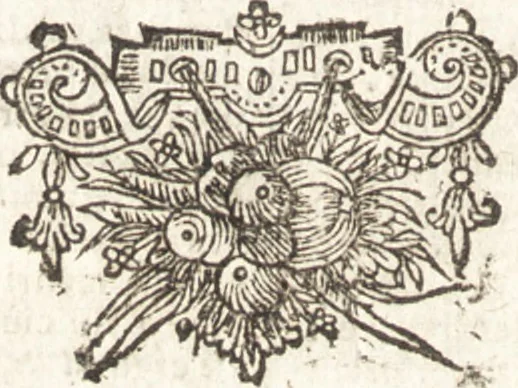 An illustration from Lucis euangelicae sub velum sacrorum emblematum reconditae, pars tertia : hoc est, caeleste pantheon, sive caelum novum in festa et gesta sanctorum totius anni, selectâ historiâ, & morali doctrinâ, 1659, leaf 859