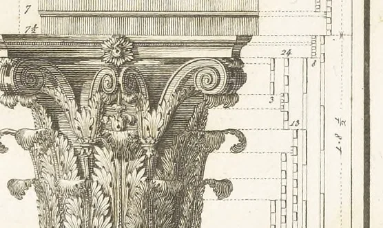 An illustration from Monumenti di fabbriche antiche estratti dai disegni dei piu celebri autori, 1796, leaf 76