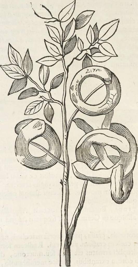 An illustration from Museum Wormianum, seu, Historia rerum rariorum : tam naturalium, quam artificialium, tam domesticarum, quam exoticarum, quae Hafniae Danorum in aedibus authoris servantur, 1655, leaf 245
