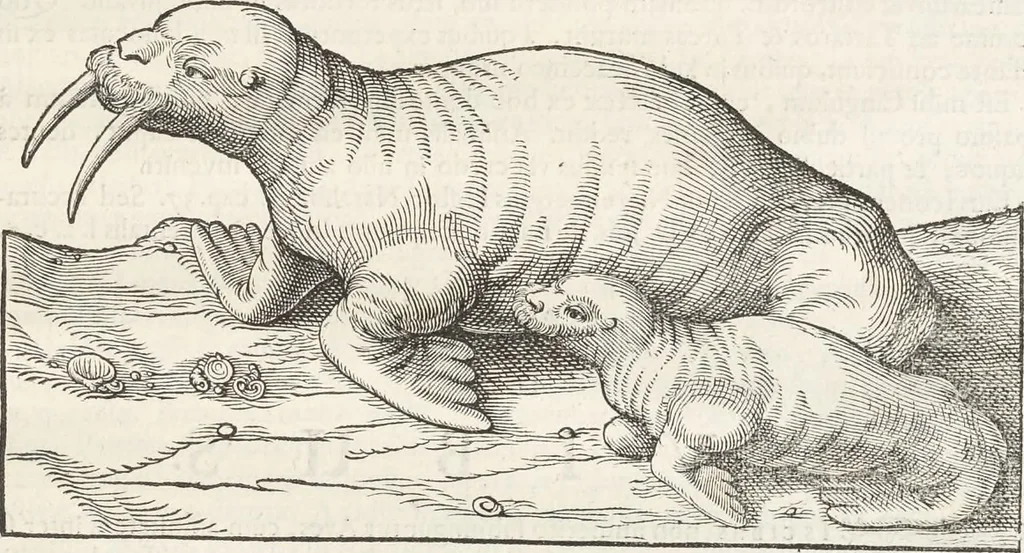 An illustration from Museum Wormianum, seu, Historia rerum rariorum : tam naturalium, quam artificialium, tam domesticarum, quam exoticarum, quae Hafniae Danorum in aedibus authoris servantur, 1655, leaf 318