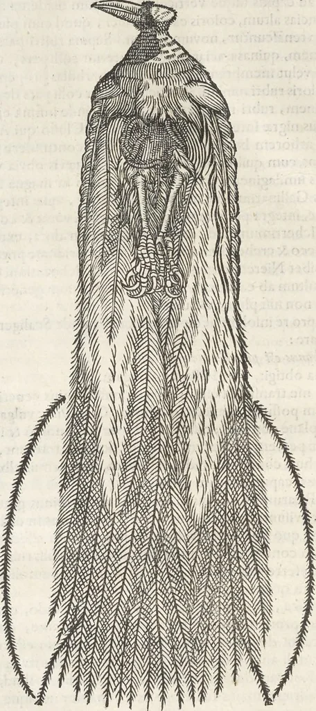 An illustration from Museum Wormianum, seu, Historia rerum rariorum : tam naturalium, quam artificialium, tam domesticarum, quam exoticarum, quae Hafniae Danorum in aedibus authoris servantur, 1655, leaf 323