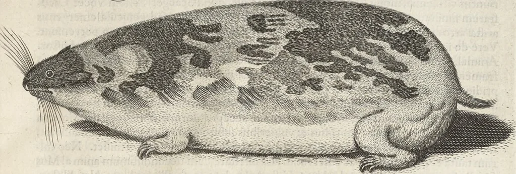 An illustration from Museum Wormianum, seu, Historia rerum rariorum : tam naturalium, quam artificialium, tam domesticarum, quam exoticarum, quae Hafniae Danorum in aedibus authoris servantur, 1655, leaf 354