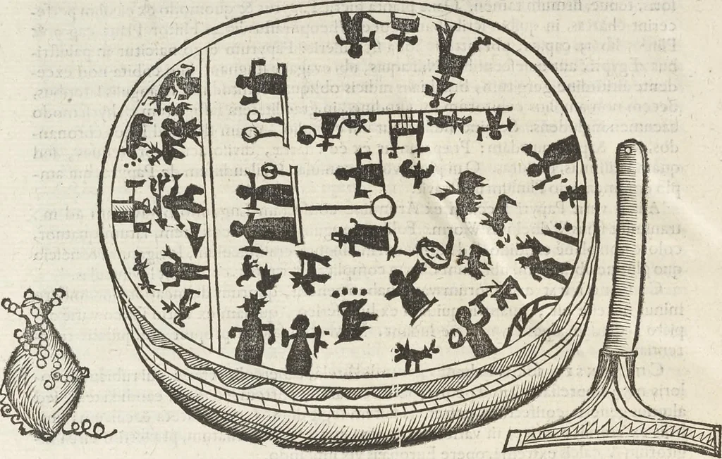 An illustration from Museum Wormianum, seu, Historia rerum rariorum : tam naturalium, quam artificialium, tam domesticarum, quam exoticarum, quae Hafniae Danorum in aedibus authoris servantur, 1655, leaf 413