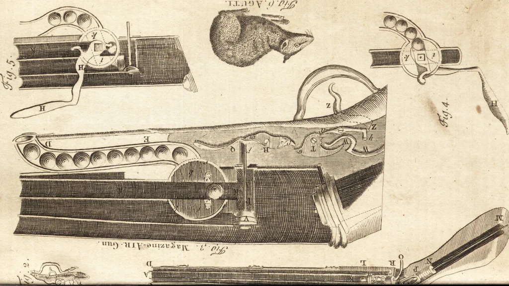 An illustration from A new and complete dictionary of arts and sciences : comprehending all the branches of useful knowledge, with accurate descriptions as well of the various machines, instruments, tools, figures, and schemes necessary for illustrating them, as of the classes, kinds, preparations, and uses of natural productions, whether animals, vegetables, minerals, fossils, or fluids : together with the kingdoms, provinces, cities, towns, and other remarkable places throughout the world : illustrated with above three hundred copper-plates, engraved by Mr. Jefferys, geographer to His Majesty : the whole extracted from the best authors in all languages, 1763, leaf 124