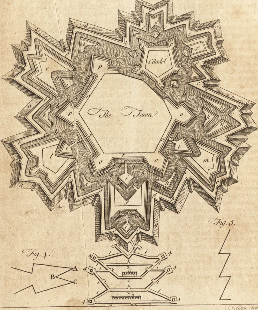 An illustration from A new and complete dictionary of arts and sciences : comprehending all the branches of useful knowledge, with accurate descriptions as well of the various machines, instruments, tools, figures, and schemes necessary for illustrating them, as of the classes, kinds, preparations, and uses of natural productions, whether animals, vegetables, minerals, fossils, or fluids : together with the kingdoms, provinces, cities, towns, and other remarkable places throughout the world : illustrated with above three hundred copper-plates, engraved by Mr. Jefferys, geographer to His Majesty : the whole extracted from the best authors in all languages, 1763, leaf 553
