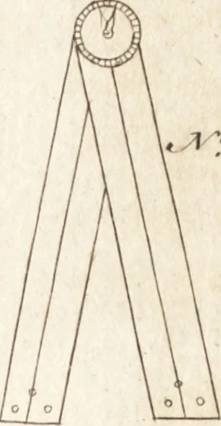 An illustration from A new and complete dictionary of arts and sciences : comprehending all the branches of useful knowledge, with accurate descriptions as well of the various machines, instruments, tools, figures, and schemes necessary for illustrating them, as of the classes, kinds, preparations, and uses of natural productions, whether animals, vegetables, minerals, fossils, or fluids : together with the kingdoms, provinces, cities, towns, and other remarkable places throughout the world : illustrated with above three hundred copper-plates, engraved by Mr. Jefferys, geographer to His Majesty : the whole extracted from the best authors in all languages, 1763, leaf 30