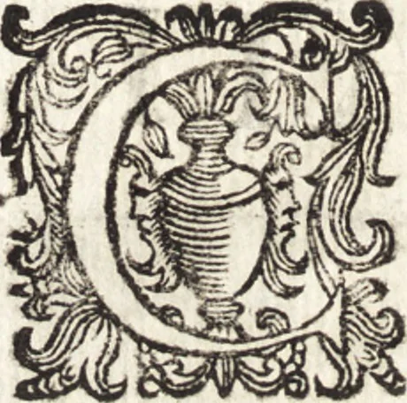 An illustration from Notizie de' professori del disegno da Cimabue in qua : per le quali si dimostra come, e per chi le bell' arti di pittura, scultura, e architettura lasciata la rozzezza delle maniere greca, e gottica, si siano in questi secoli ridotte all' antica loro perfezione, 1681, leaf 135