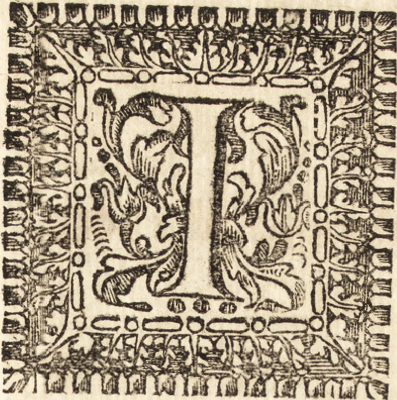 An illustration from Notizie de' professori del disegno da Cimabue in qua : per le quali si dimostra come, e per chi le bell' arti di pittura, scultura, e architettura lasciata la rozzezza delle maniere greca, e gottica, si siano in questi secoli ridotte all' antica loro perfezione, 1681, leaf 20