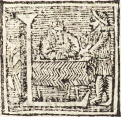 An illustration from Notizie de' professori del disegno da Cimabue in qua : per le quali si dimostra come, e per chi le bell' arti di pittura, scultura, e architettura lasciata la rozzezza delle maniere greca, e gottica, si siano in questi secoli ridotte all' antica loro perfezione, 1681, leaf 208