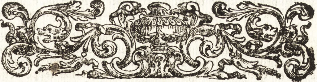An illustration from Notizie de' professori del disegno da Cimabue in qua : per le quali si dimostra come, e per chi le bell' arti di pittura, scultura, e architettura lasciata la rozzezza delle maniere greca, e gottica, si siano in questi secoli ridotte all' antica loro perfezione, 1681, leaf 418