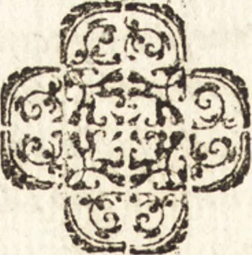 An illustration from Notizie de' professori del disegno da Cimabue in qua : per le quali si dimostra come, e per chi le bell' arti di pittura, scultura, e architettura lasciata la rozzezza delle maniere greca, e gottica, si siano in questi secoli ridotte all' antica loro perfezione, 1681, leaf 53