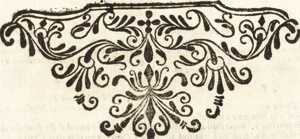 An illustration from Notizie de' professori del disegno da Cimabue in qua : per le quali si dimostra come, e per chi le bell' arti di pittura, scultura, e architettura lasciata la rozzezza delle maniere greca, e gottica, si siano in questi secoli ridotte all' antica loro perfezione, 1681, leaf 95
