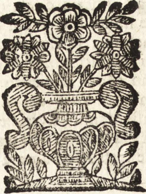 An illustration from Notizie de' professori del disegno da Cimabue in qua : per le quali si dimostra come, e per chi le bell' arti di pittura, scultura, e architettura lasciata la rozzezza delle maniere greca, e gottica, si siano in questi secoli ridotte all' antica loro perfezione, 1681, leaf 184