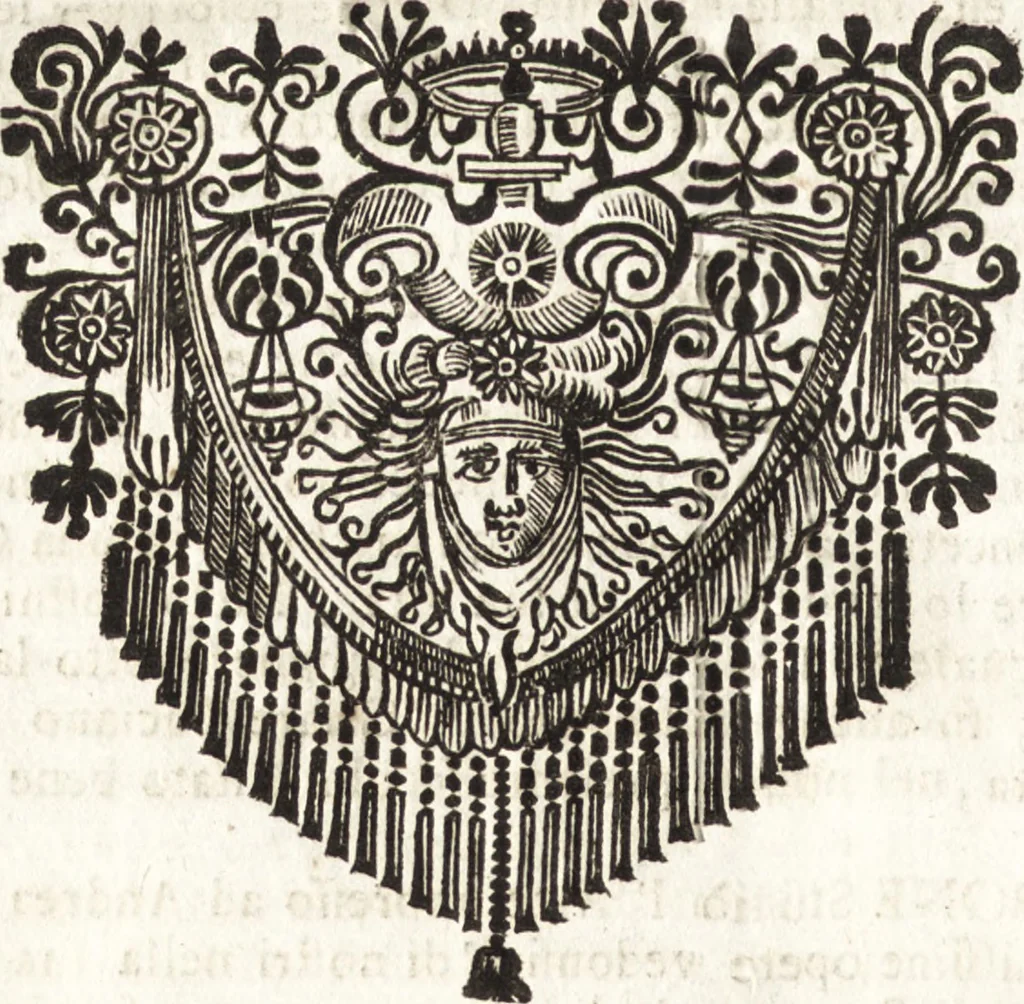 An illustration from Notizie de' professori del disegno da Cimabue in qua : per le quali si dimostra come, e per chi le bell' arti di pittura, scultura, e architettura lasciata la rozzezza delle maniere greca, e gottica, si siano in questi secoli ridotte all' antica loro perfezione, 1681, leaf 532