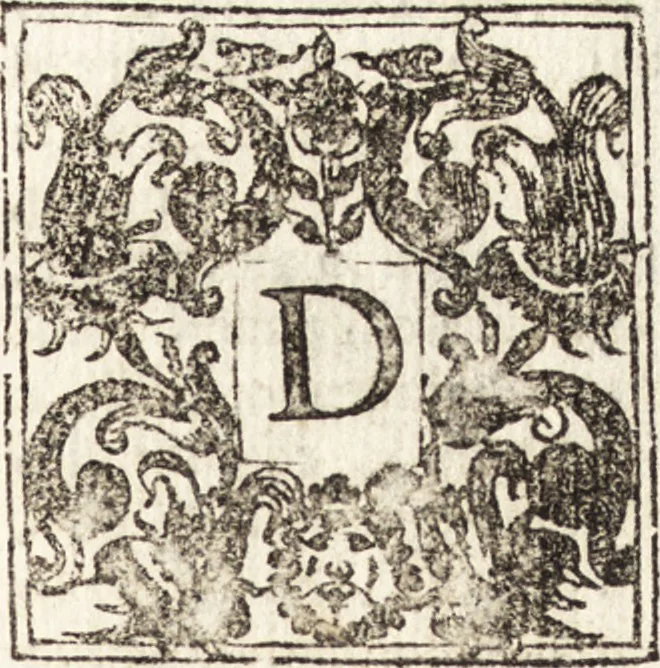 An illustration from Notizie de' professori del disegno da Cimabue in qua : per le quali si dimostra come, e per chi le bell' arti di pittura, scultura, e architettura lasciata la rozzezza delle maniere greca, e gottica, si siano in questi secoli ridotte all' antica loro perfezione, 1681, leaf 95