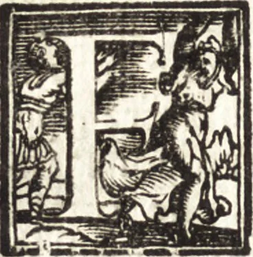 An illustration from Notizie de' professori del disegno da Cimabue in qua : per le quali si dimostra come, e per chi le bell' arti di pittura, scultura, e architettura lasciata la rozzezza delle maniere greca, e gottica, si siano in questi secoli ridotte all' antica loro perfezione, 1681, leaf 207