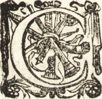 An illustration from Notizie de' professori del disegno da Cimabue in qua : per le quali si dimostra come, e per chi le bell' arti di pittura, scultura, e architettura lasciata la rozzezza delle maniere greca, e gottica, si siano in questi secoli ridotte all' antica loro perfezione, 1681, leaf 217