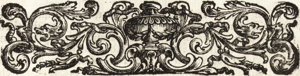 An illustration from Notizie de' professori del disegno da Cimabue in qua : per le quali si dimostra come, e per chi le bell' arti di pittura, scultura, e architettura lasciata la rozzezza delle maniere greca, e gottica, si siano in questi secoli ridotte all' antica loro perfezione, 1681, leaf 8