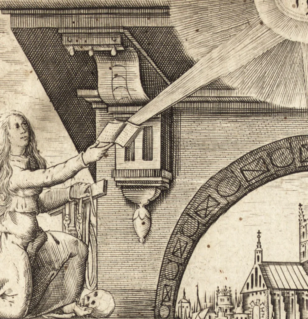 An illustration from Of the lawes of ecclesiastical politie : eight books, 1622, leaf 4