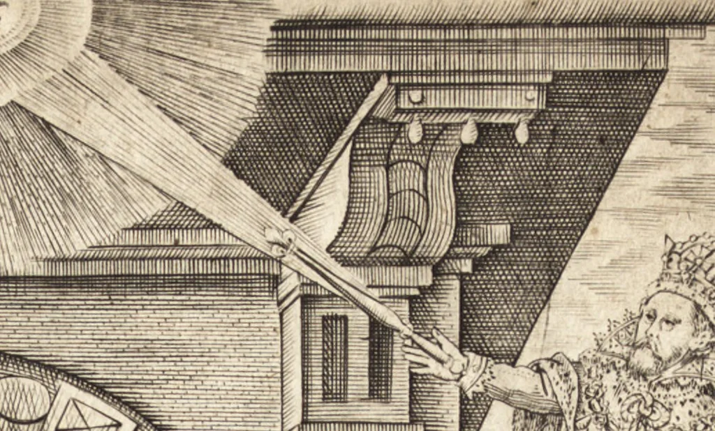 An illustration from Of the lawes of ecclesiastical politie : eight books, 1622, leaf 4
