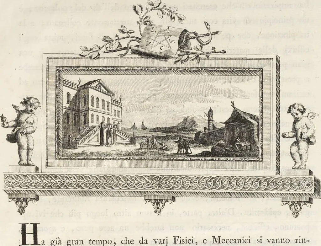 An illustration from Opuscoli di Agostino Gerli, 1785, leaf 126