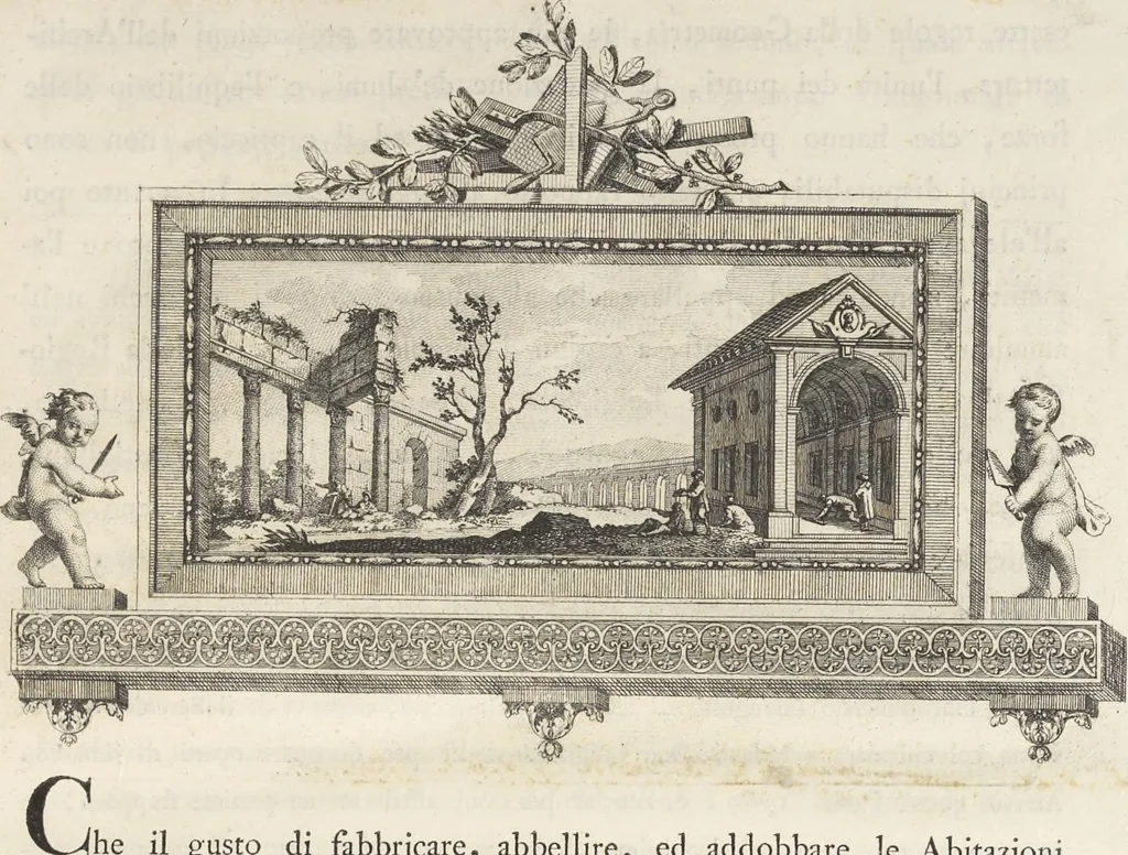 An illustration from Opuscoli di Agostino Gerli, 1785, leaf 60