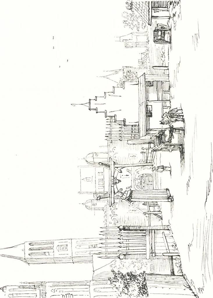 An illustration from Oud-Nederlandsche steden in haar ontstaan, groei en ontwikkeling, 1909, leaf 121