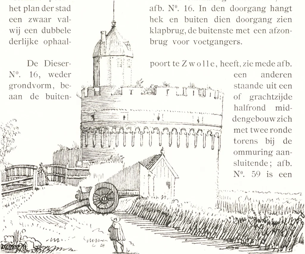 An illustration from Oud-Nederlandsche steden in haar ontstaan, groei en ontwikkeling, 1909, leaf 123