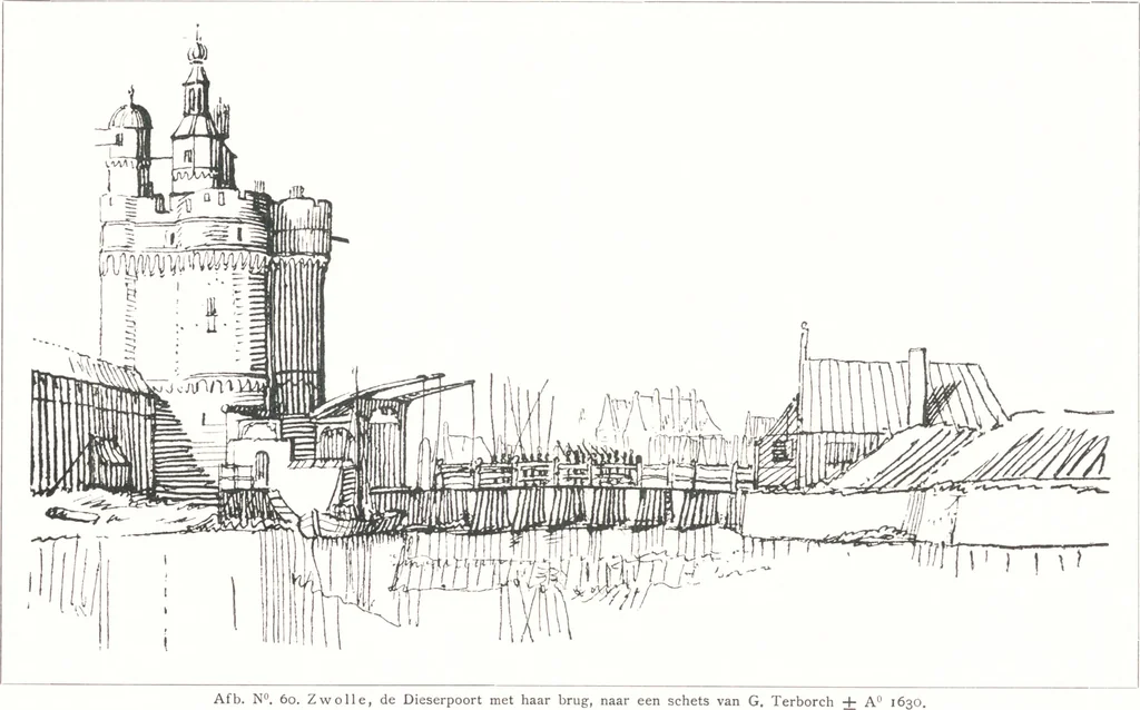 An illustration from Oud-Nederlandsche steden in haar ontstaan, groei en ontwikkeling, 1909, leaf 124