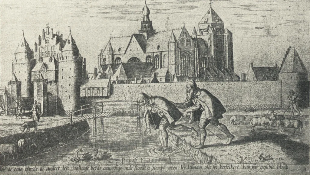 An illustration from Oud-Nederlandsche steden in haar ontstaan, groei en ontwikkeling, 1909, leaf 132