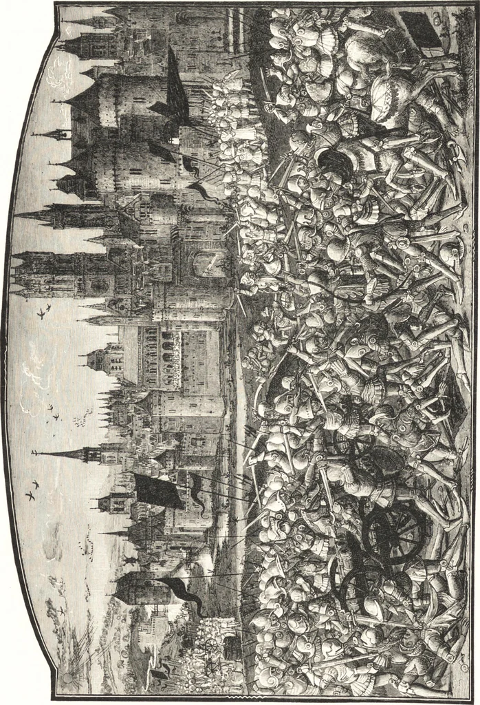 An illustration from Oud-Nederlandsche steden in haar ontstaan, groei en ontwikkeling, 1909, leaf 174