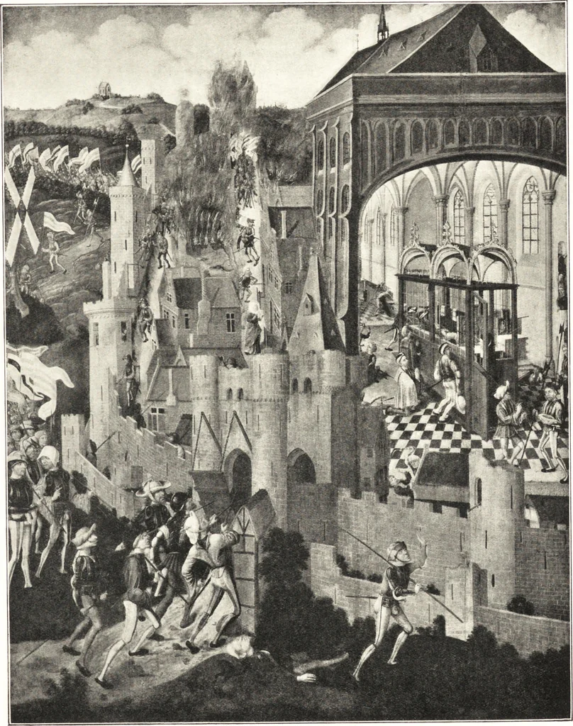 An illustration from Oud-Nederlandsche steden in haar ontstaan, groei en ontwikkeling, 1909, leaf 177