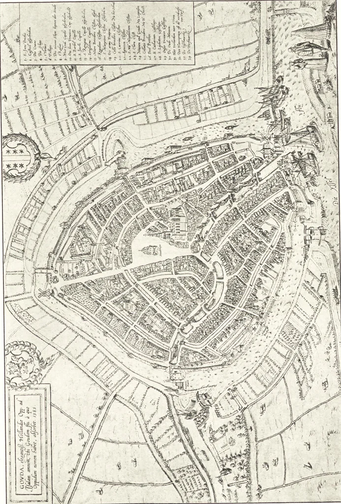 An illustration from Oud-Nederlandsche steden in haar ontstaan, groei en ontwikkeling, 1909, leaf 225