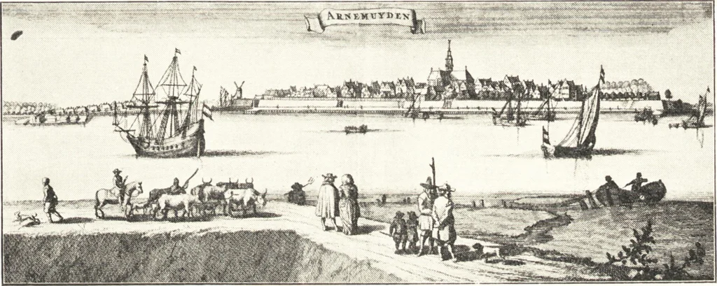 An illustration from Oud-Nederlandsche steden in haar ontstaan, groei en ontwikkeling, 1909, leaf 241