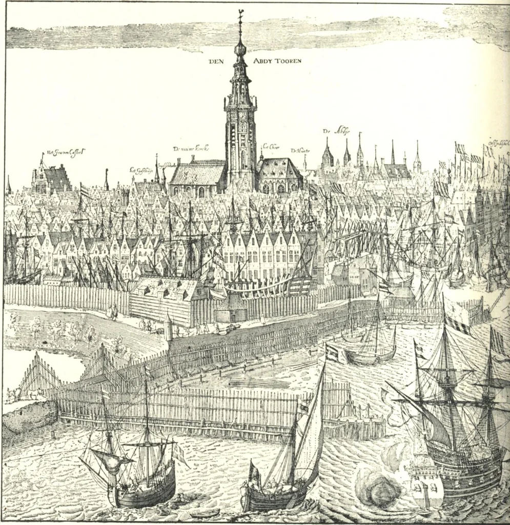 An illustration from Oud-Nederlandsche steden in haar ontstaan, groei en ontwikkeling, 1909, leaf 286