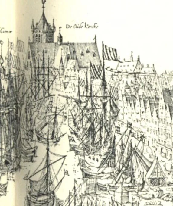 An illustration from Oud-Nederlandsche steden in haar ontstaan, groei en ontwikkeling, 1909, leaf 287