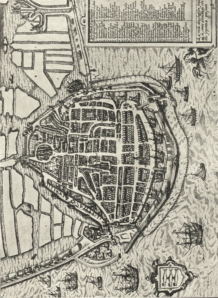 An illustration from Oud-Nederlandsche steden in haar ontstaan, groei en ontwikkeling, 1909, leaf 291