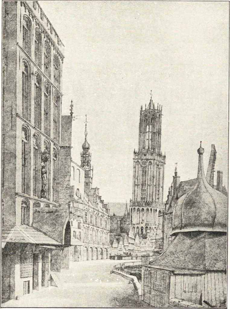 An illustration from Oud-Nederlandsche steden in haar ontstaan, groei en ontwikkeling, 1909, leaf 328