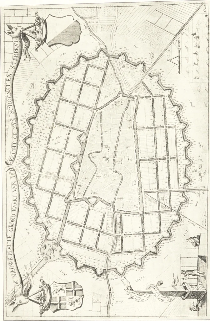 An illustration from Oud-Nederlandsche steden in haar ontstaan, groei en ontwikkeling, 1909, leaf 357