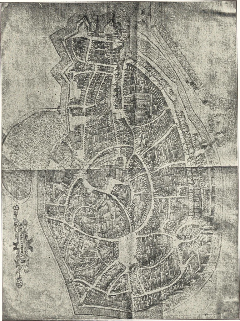 An illustration from Oud-Nederlandsche steden in haar ontstaan, groei en ontwikkeling, 1909, leaf 39