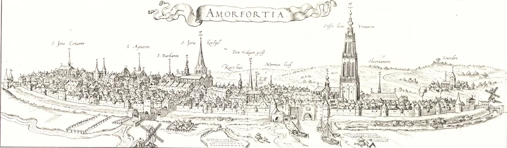 An illustration from Oud-Nederlandsche steden in haar ontstaan, groei en ontwikkeling, 1909, leaf 46