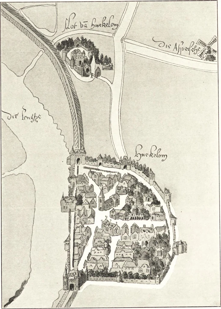 An illustration from Oud-Nederlandsche steden in haar ontstaan, groei en ontwikkeling, 1909, leaf 63