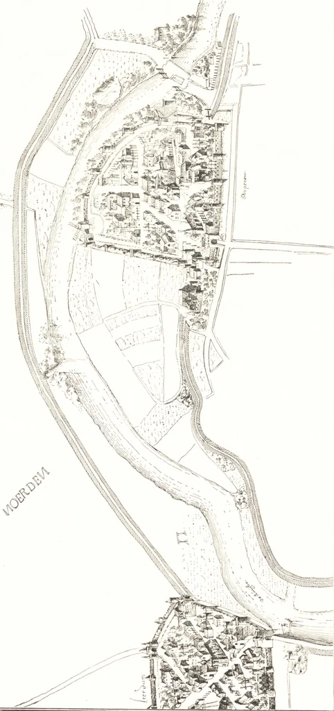 An illustration from Oud-Nederlandsche steden in haar ontstaan, groei en ontwikkeling, 1909, leaf 64