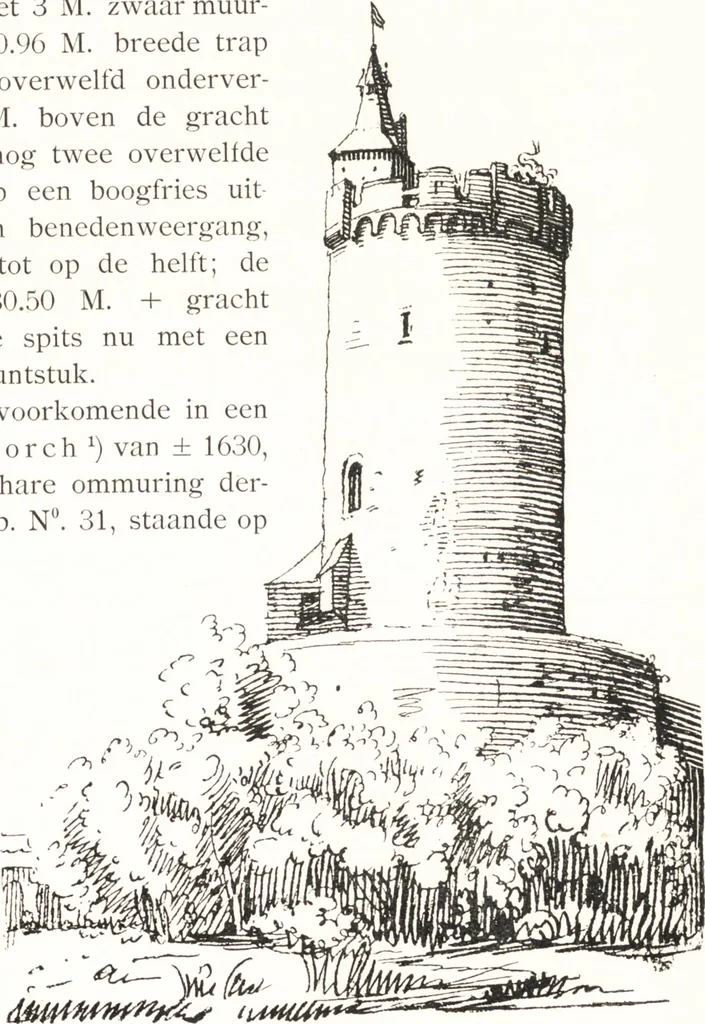 An illustration from Oud-Nederlandsche steden in haar ontstaan, groei en ontwikkeling, 1909, leaf 83