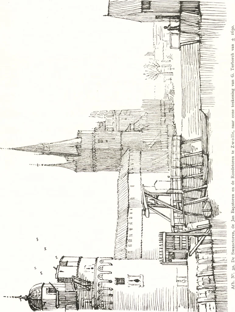 An illustration from Oud-Nederlandsche steden in haar ontstaan, groei en ontwikkeling, 1909, leaf 85