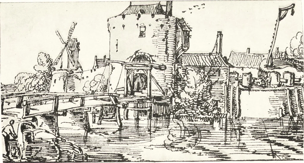 An illustration from Oud-Nederlandsche steden in haar ontstaan, groei en ontwikkeling, 1909, leaf 93