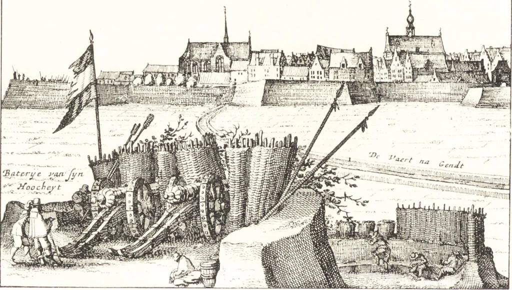 An illustration from Oud-Nederlandsche steden in haar ontstaan, groei en ontwikkeling, 1909, leaf 94