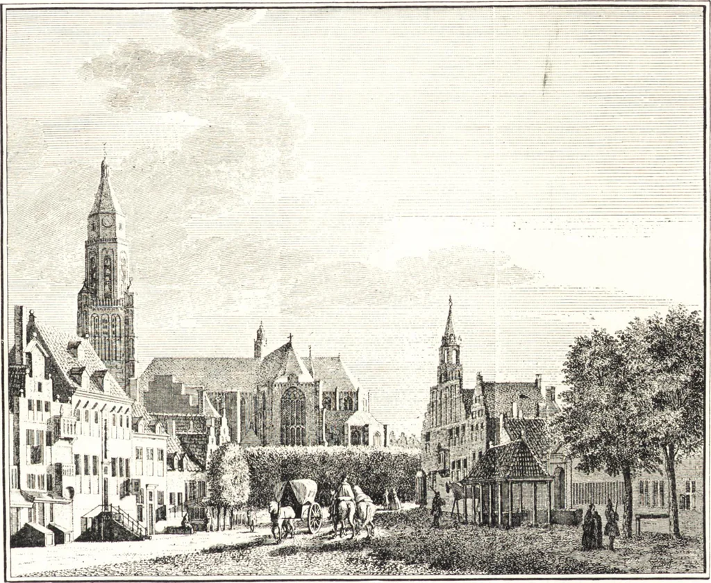 An illustration from Oud-Nederlandsche steden in haar ontstaan, groei en ontwikkeling, 1909, leaf 104