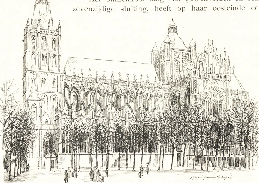 An illustration from Oud-Nederlandsche steden in haar ontstaan, groei en ontwikkeling, 1909, leaf 106