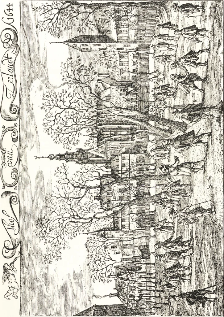 An illustration from Oud-Nederlandsche steden in haar ontstaan, groei en ontwikkeling, 1909, leaf 184